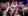 People dancing in a group 